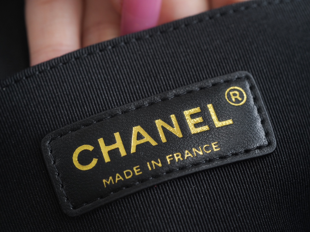 Chanel Leboy Medium Size, Black with Gold Hardware, Lambskin