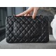 Classic Flap, Black with Silver Hardware, Lambskin  