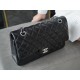 Classic Flap, Black with Silver Hardware, Lambskin  