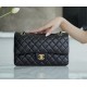 Classic Flap, Black with Gold Hardware, Lambskin