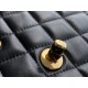 Classic Flap, Black with Gold Hardware, Lambskin