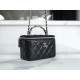 Chanel 23K Crystal Handle Long Box, Leather  