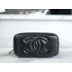 Chanel 23K Crystal Handle Long Box, Leather  