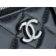 Chanel 23K Crystal Handle Long Box, Leather  