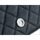 Chanel 23C Duma Backpack, Large Size, Black, Calfskin  