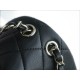 Chanel 23C Duma Backpack, Large Size, Black, Calfskin  