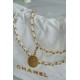 Chanel 22P Handbag, Small Size, White with Gold Hardware, Leather  