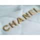 Chanel 22P Handbag, Small Size, White with Gold Hardware, Leather  