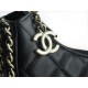 Chanel 23P Moon/Crescent Bag, Large Size, Black  