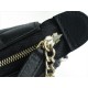 Chanel 23P Moon/Crescent Bag, Large Size, Black  