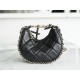 Chanel 23P Moon/Crescent Bag, Small Size, Black  