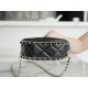 Chanel 23P Moon/Crescent Bag, Small Size, Black  