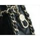 Chanel 23P Moon/Crescent Bag, Small Size, Black  