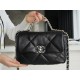 Chanel 19 Bag, Small Size, with Silver Accessories  