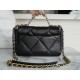 Chanel 19 Bag, Small Size, with Silver Accessories  