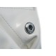 Chanel 22P Handbag, Small Size, White with Silver Hardware  