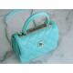 Chanel 24C Trendy CC Mini, Blue, Lambskin  