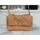 Chanel 19 Bag, Small Size, Caramel, Lambskin  