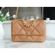 Chanel 19 Bag, Medium Size, Caramel, Lambskin  