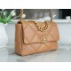 Chanel 19 Bag, Medium Size, Caramel, Lambskin  