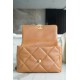 Chanel 19 Bag, Medium Size, Caramel, Lambskin  