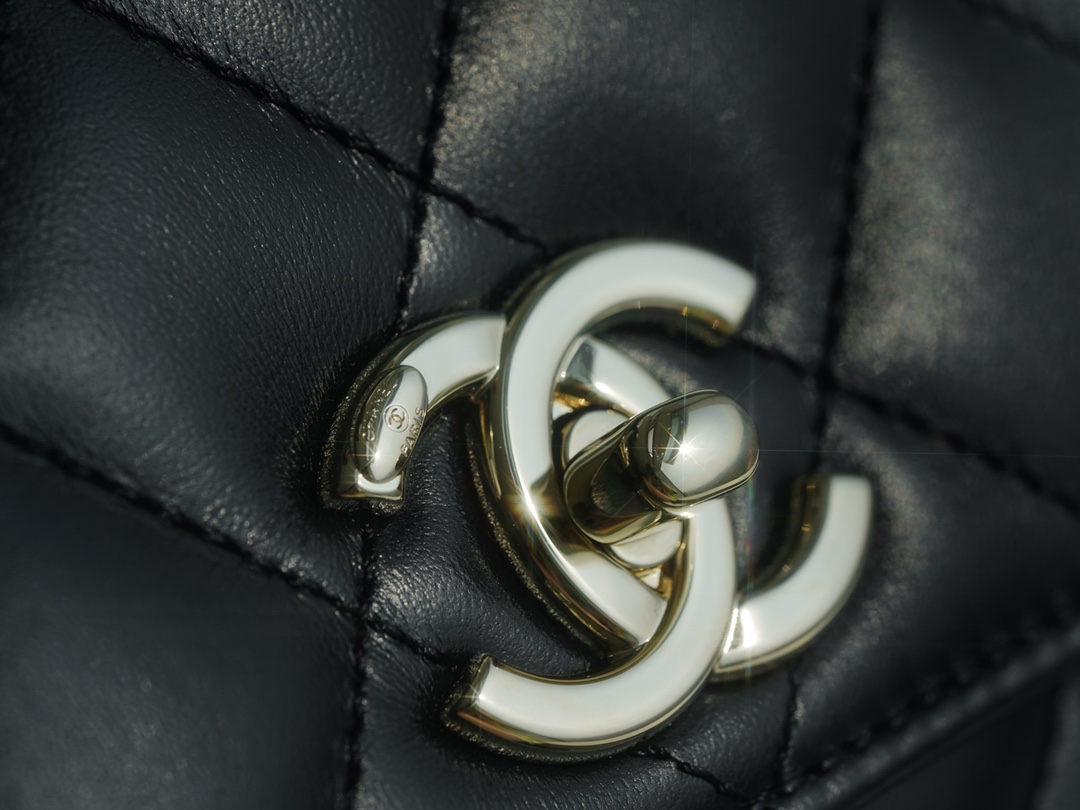 Chanel 24C Trendy CC Mini, Black with Gold Hardware  