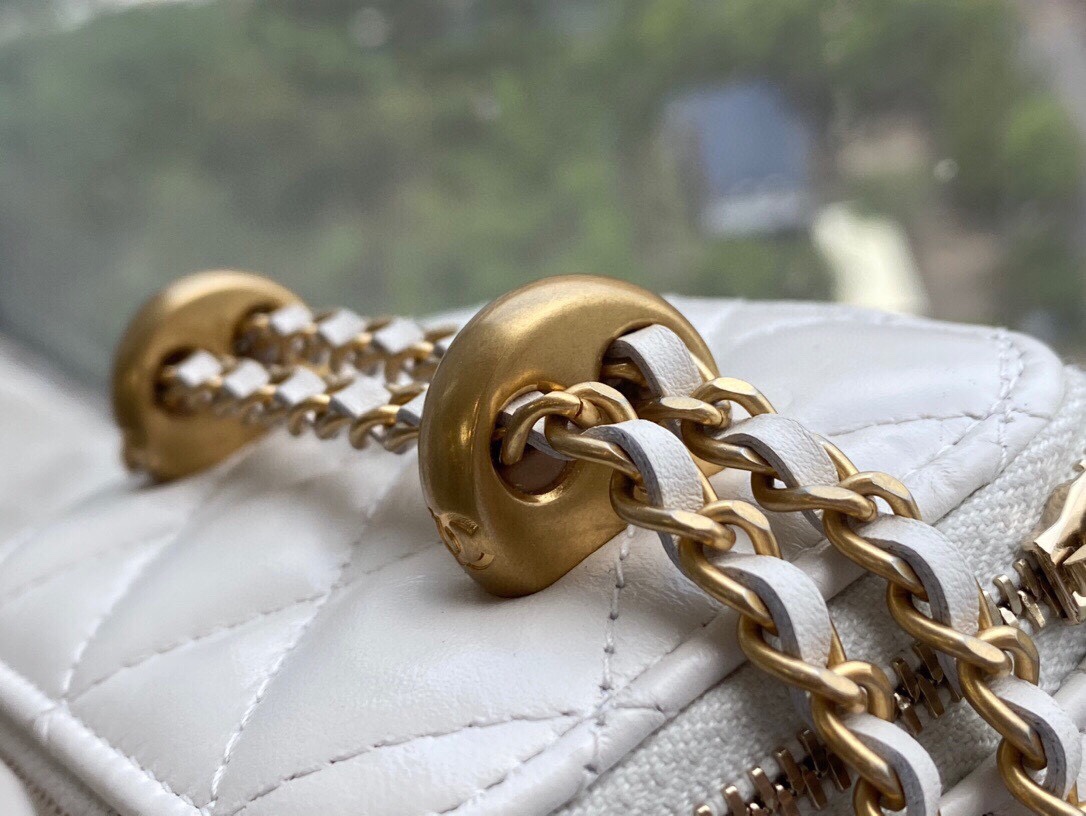 Chanel Double Gold Ball Mini Box Bag  