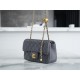 Chanel 23K Metal Ball Mini Boy Bag, Dark Gray, Gold Metal Balls  