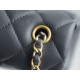 Chanel 23K Metal Ball Mini Boy Bag, Dark Gray, Gold Metal Balls  