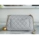 Chanel CF Metal Ball Mini, Light Gray  