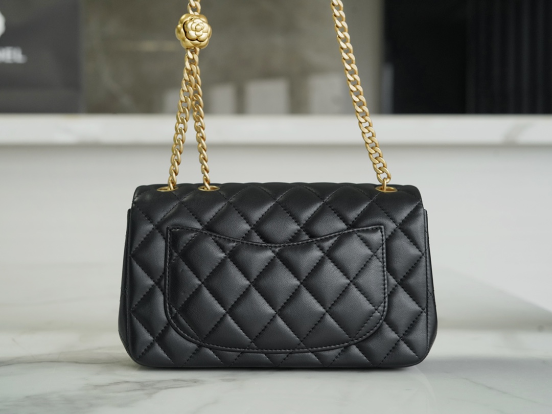 Chanel 23S Camellia CF Mini, Lambskin  