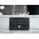 Chanel 23S Camellia Adjustable CF Mini, Black Gold, Lambskin  