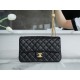 Chanel 23S Camellia Adjustable CF Mini, Black Gold, Lambskin  