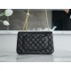 Chanel 23S Camellia Adjustable CF Mini, Black Gold, Lambskin  