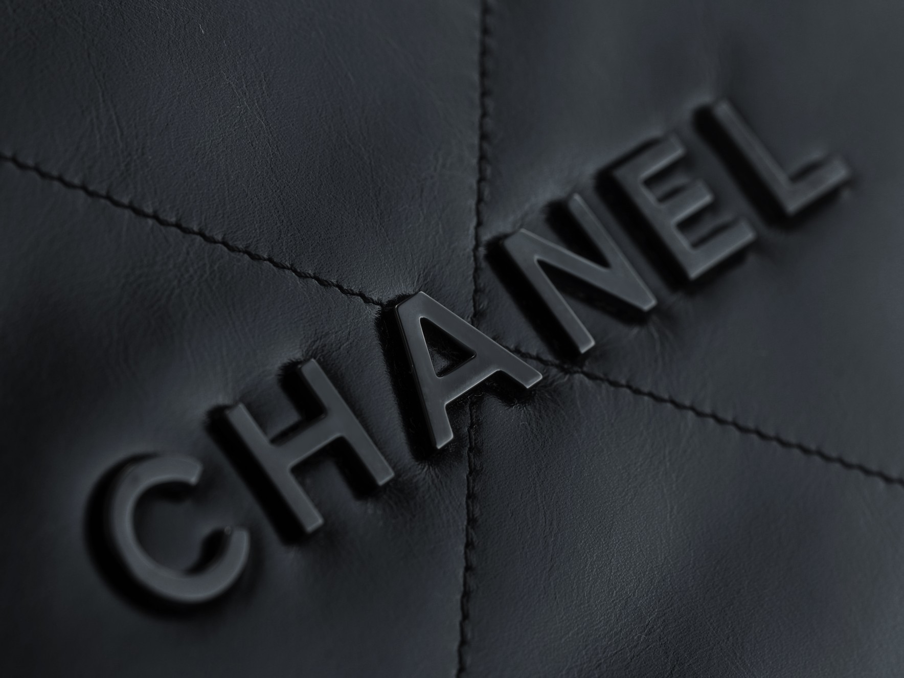 Chanel 22K 22 Bag, So Black, Full Black, Small  