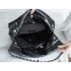 Chanel 22P Bag, Small, Black with Silver Hardware  