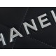 Chanel 22P Bag, Small, Black with Silver Hardware  