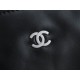 Chanel 22P Bag, Small, Black with Silver Hardware  