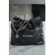 Chanel 22P Bag, Black with Silver Hardware, Medium  