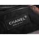 Chanel 22P Bag, Black with Silver Hardware, Medium  