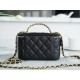 Chanel 22S Hollow Handle Long Box, Black  