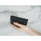 Classic Flap Tri-fold Wallet, Black Gold, Lambskin  