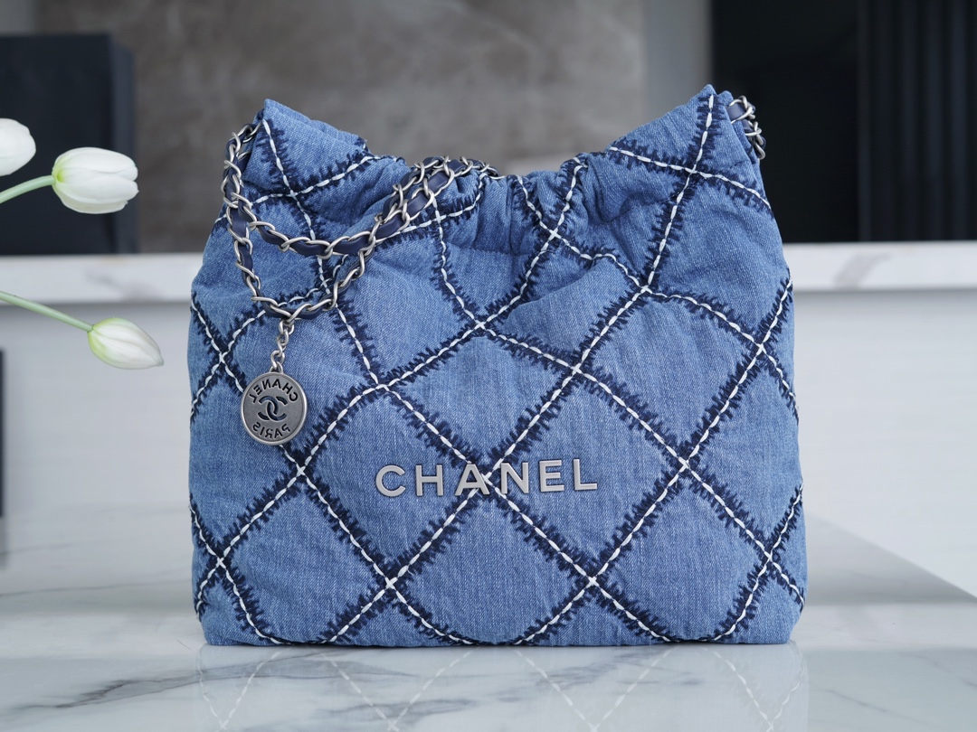 Chanel 24P Spring/Summer New Denim 22 Bag, Small  