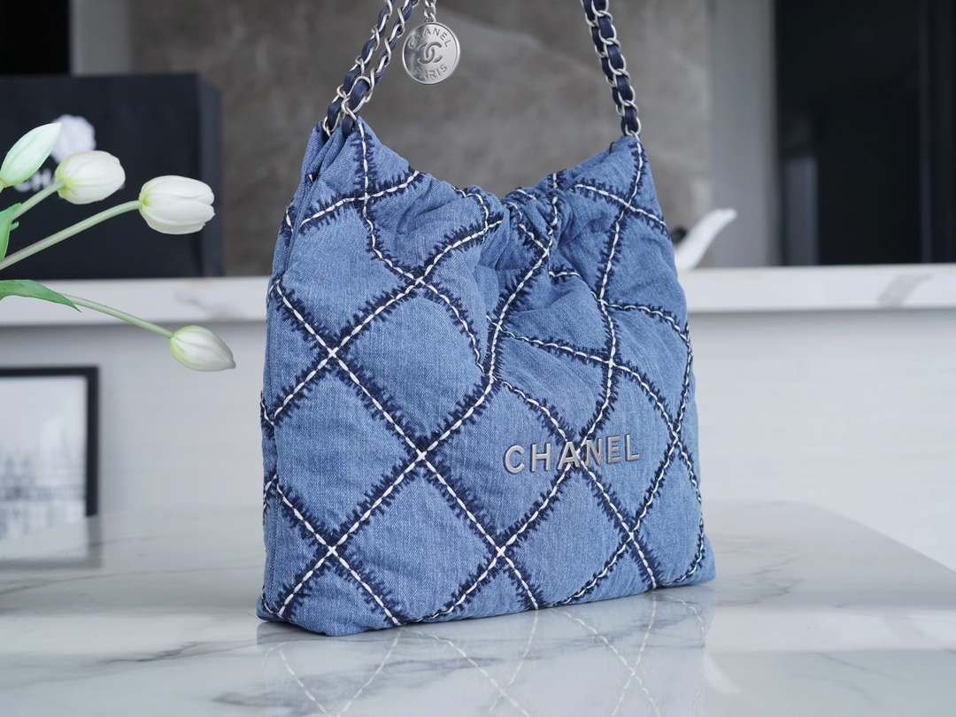 Chanel 24P Spring/Summer New Denim 22 Bag, Small  