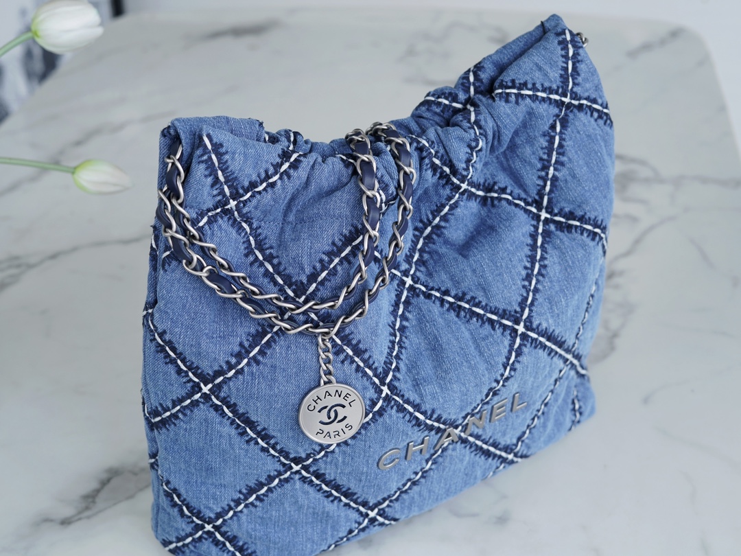 Chanel 24P Spring/Summer New Denim 22 Bag, Small  