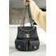 Chanel 23P Duma Backpack, Large, Black Leather  