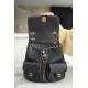 Chanel 23P Duma Backpack, Large, Black Leather  