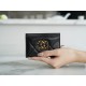 19 Series Card Holder, Classic Color, Black Gold  