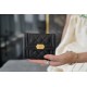 Chanel Leboy Wallet, Classic Black Gold, Calfskin  