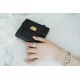 Chanel Leboy Wallet, Classic Black Gold, Calfskin  